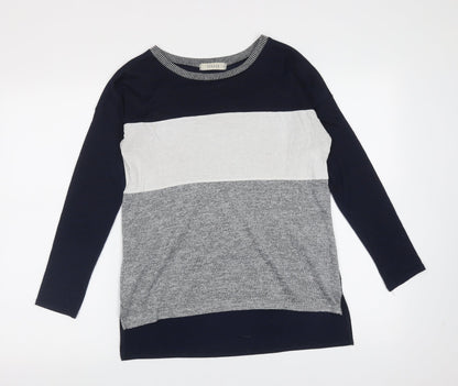 Womens UK Size XS Oasis Blue Pullover Jumper