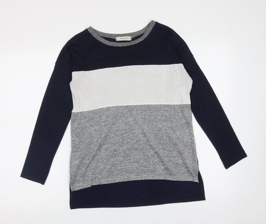 Womens UK Size XS Oasis Blue Pullover Jumper