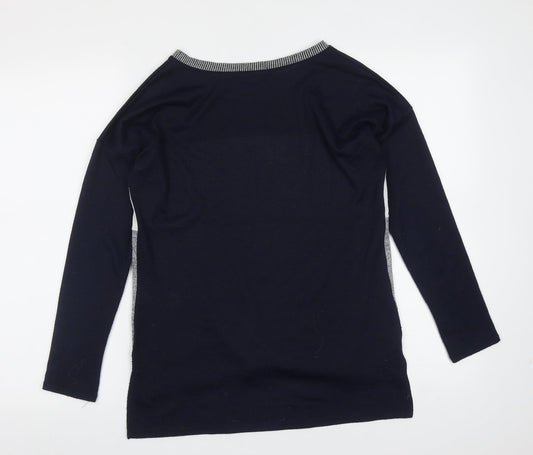 Womens UK Size XS Oasis Blue Pullover Jumper