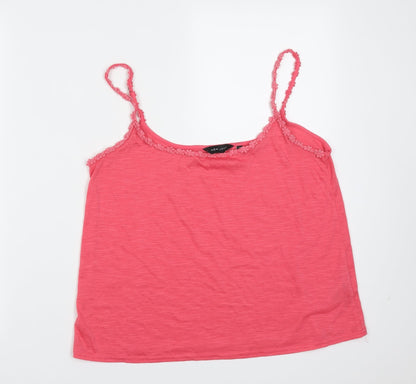 Womens UK Size 12 New Look Pink Camisole T-Shirt