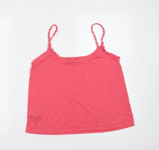 Womens UK Size 12 New Look Pink Camisole T-Shirt