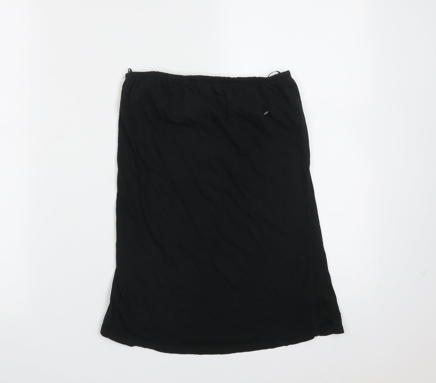 Womens UK Size 12 New Look Black Basic T-Shirt