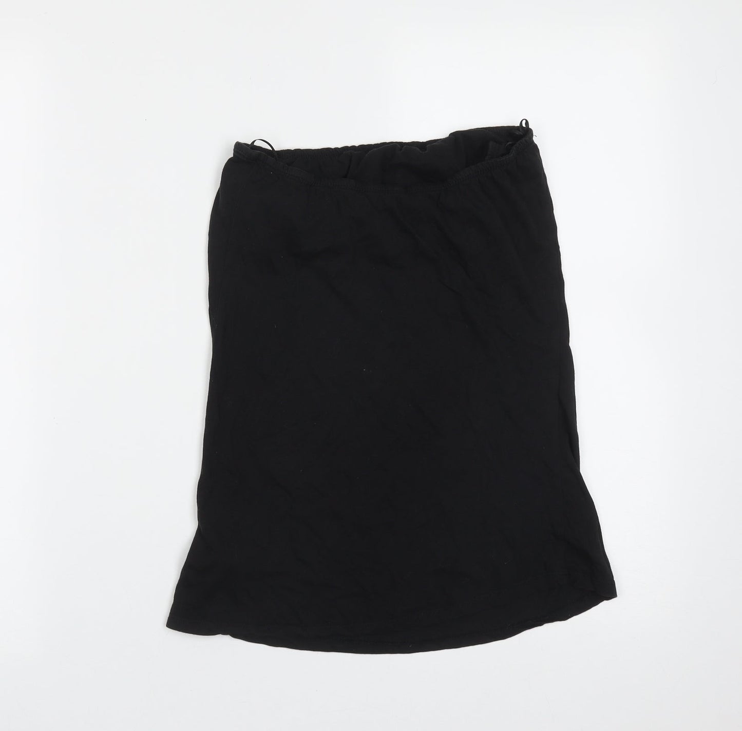 Womens UK Size 12 New Look Black Basic T-Shirt