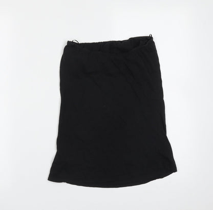 Womens UK Size 12 New Look Black Basic T-Shirt