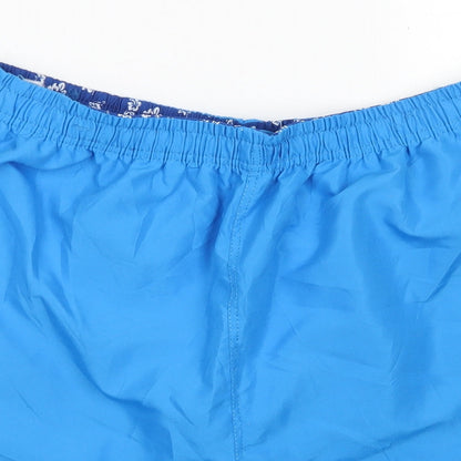 GRCF Mens Blue  Polyester Athletic Shorts Size 2XL L6 in Regular Drawstring - Board Shorts