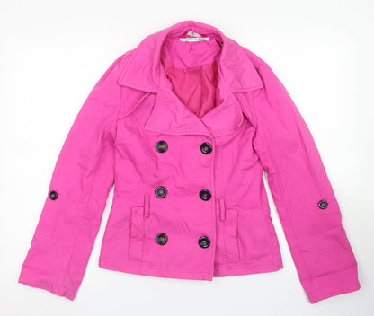 F&F Womens Pink   Jacket  Size 8  Button