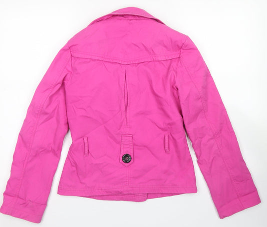 F&F Womens Pink   Jacket  Size 8  Button