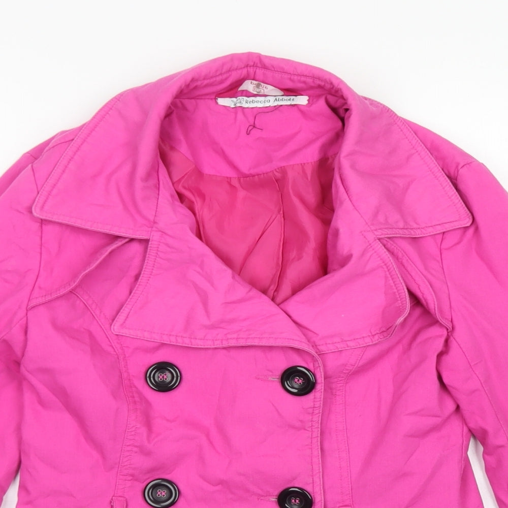 F&F Womens Pink   Jacket  Size 8  Button