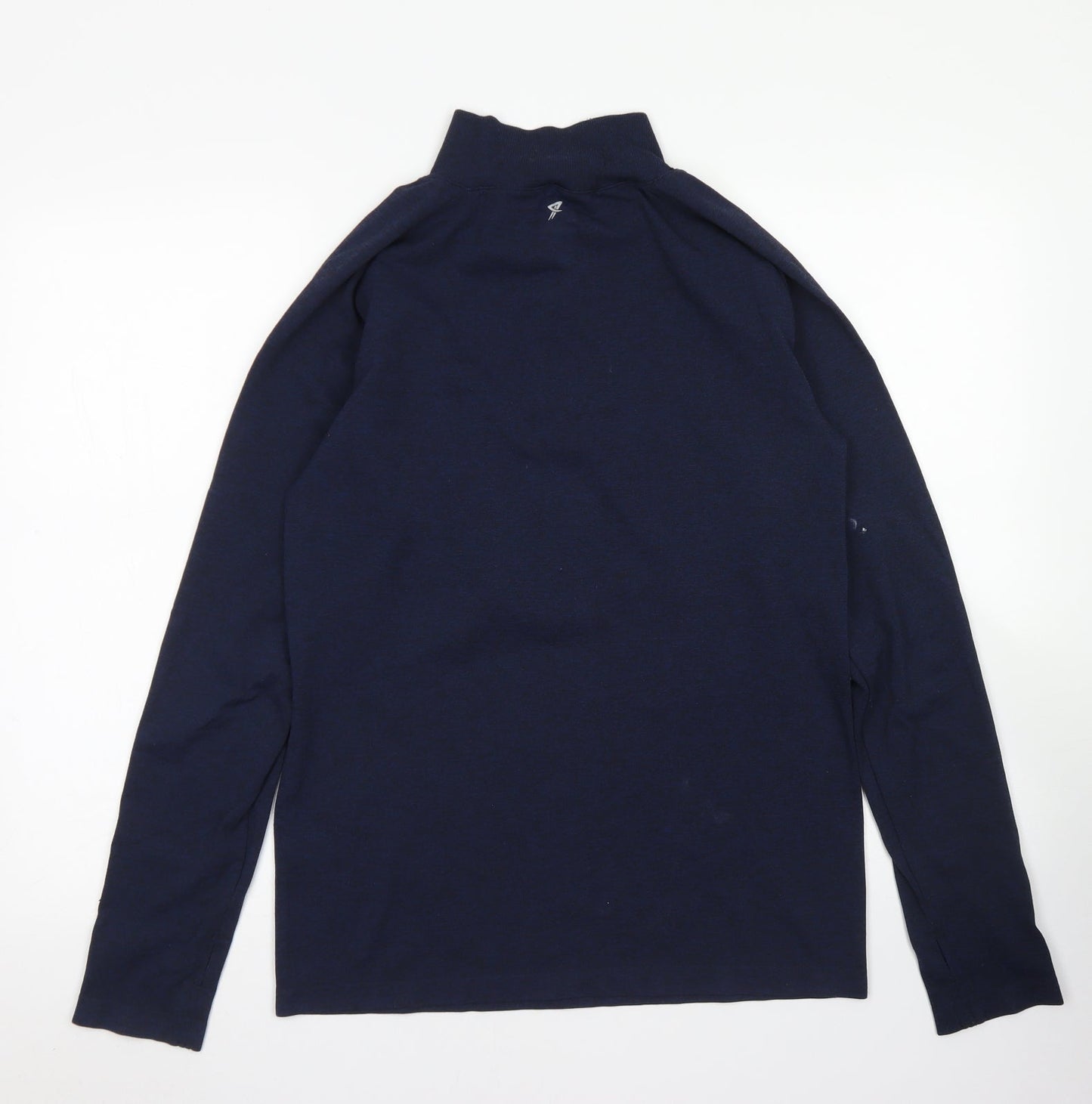 Workout Mens Blue  Polyester Pullover Sweatshirt Size M