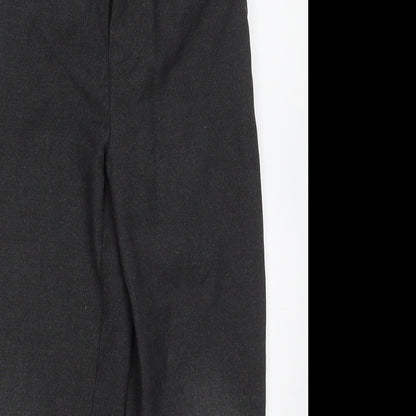 TU Boys Grey  Polyester Dress Pants Trousers Size 6 Years  Regular Hook & Eye