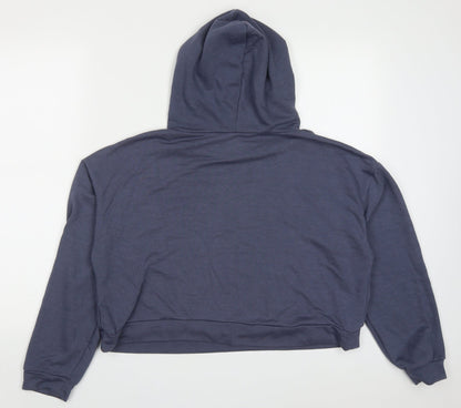 Jeff & Co Womens Blue  Polyester Pullover Hoodie Size 12  Pullover
