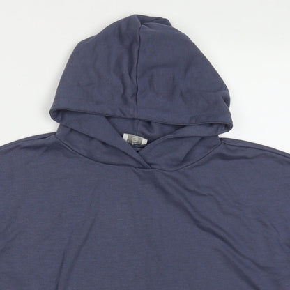 Jeff & Co Womens Blue  Polyester Pullover Hoodie Size 12  Pullover