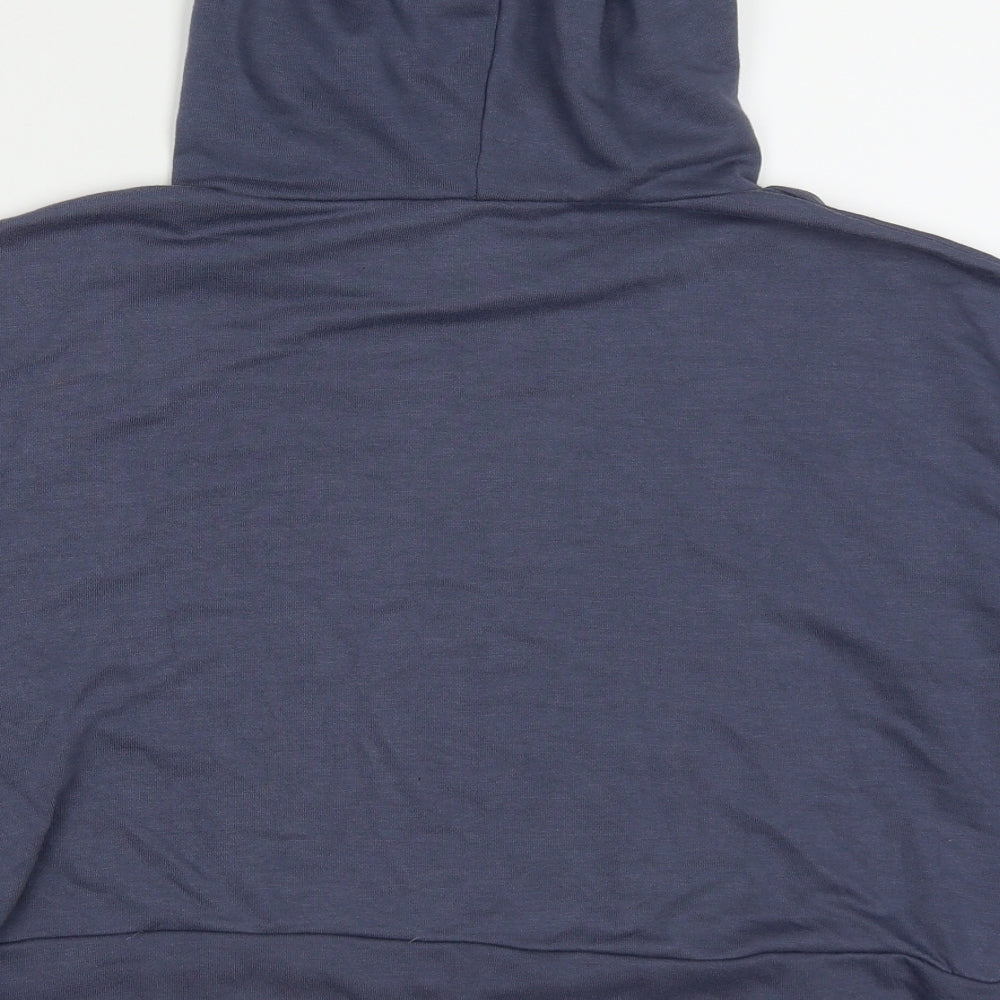 Jeff & Co Womens Blue  Polyester Pullover Hoodie Size 12  Pullover