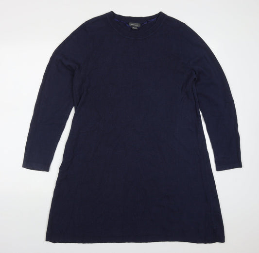 Primark Womens Blue  Acrylic Jumper Dress  Size 6  Round Neck Pullover