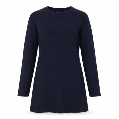 Primark Womens Blue  Acrylic Jumper Dress  Size 6  Round Neck Pullover
