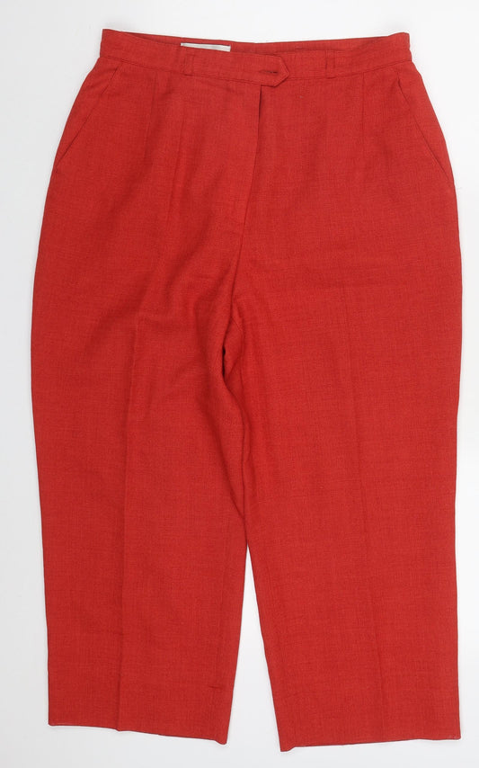 Womens UK Size 30 in Gerry Weber Regular Fit  Red Trousers