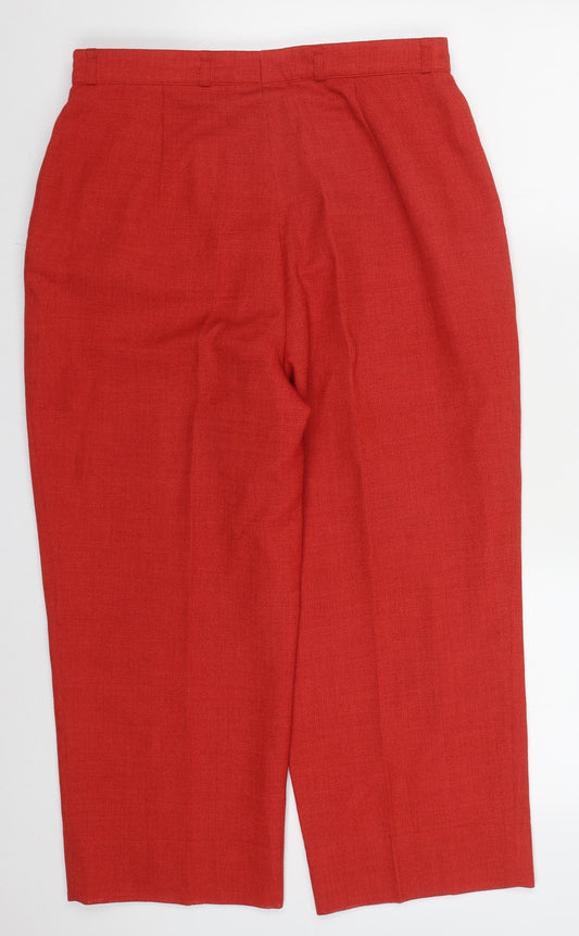 Womens UK Size 30 in Gerry Weber Regular Fit  Red Trousers