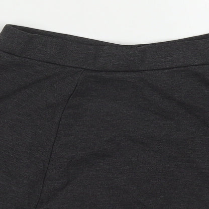George Girls Grey  Polyester Skater Skirt Size 9-10 Years  Regular