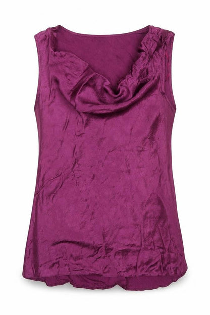 Womens UK Size 14 Berkertex Purple Basic Tank
