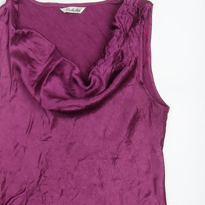 Womens UK Size 14 Berkertex Purple Basic Tank