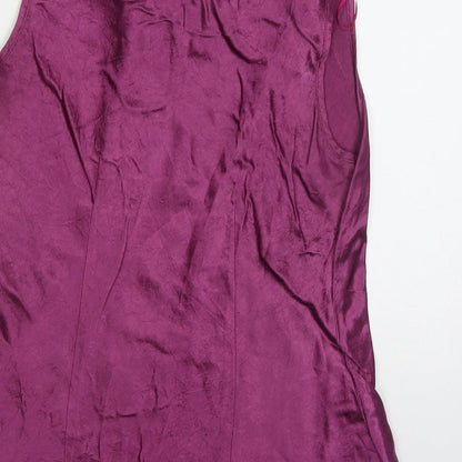 Womens UK Size 14 Berkertex Purple Basic Tank