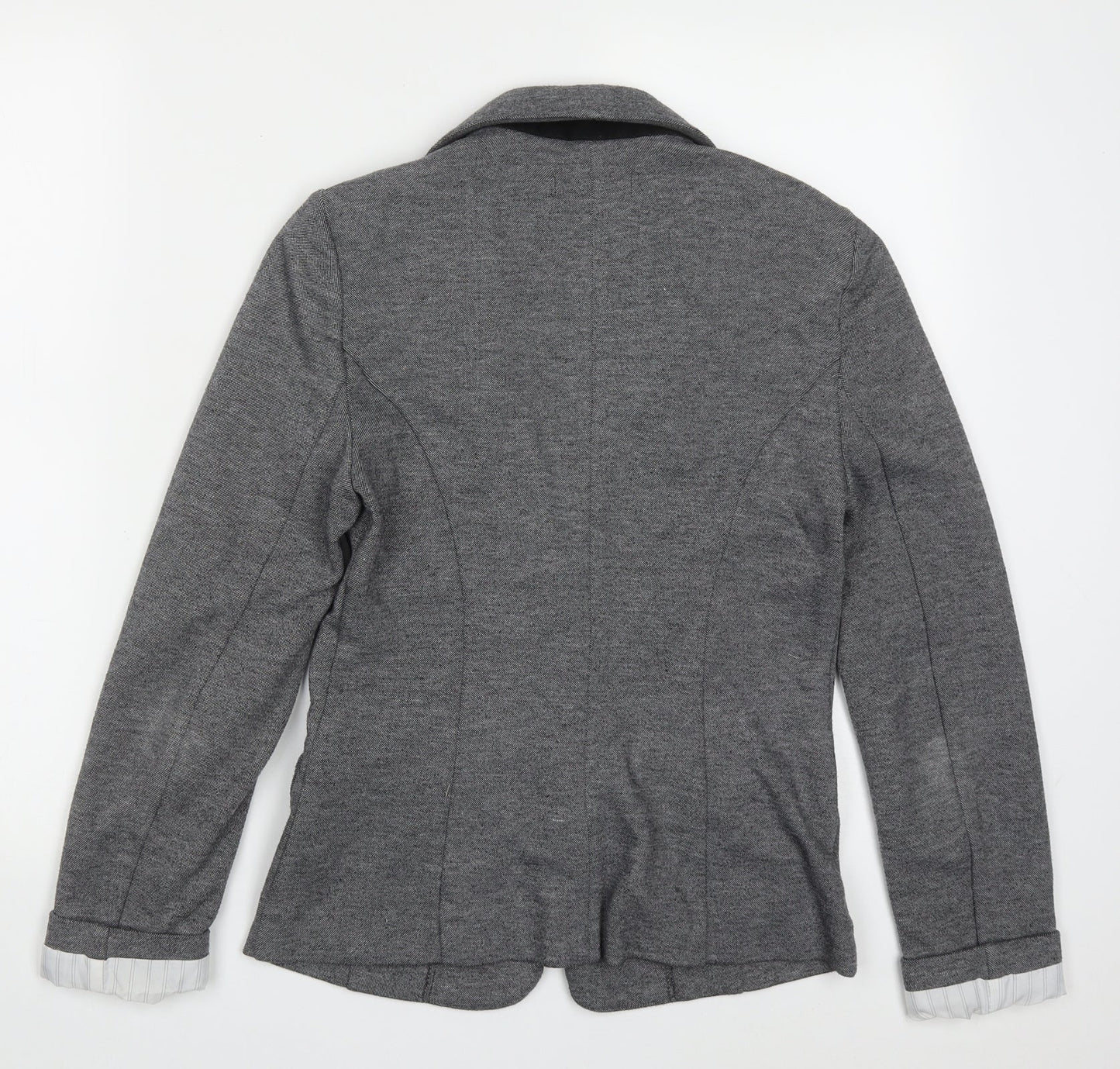 Atmosphere Womens Grey  Polyester Jacket Blazer Size 10