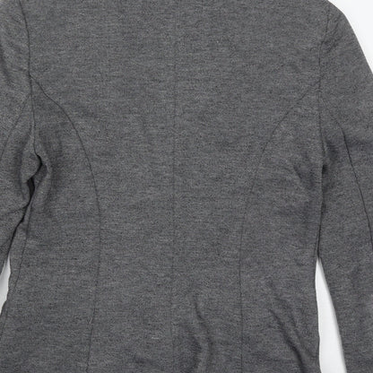 Atmosphere Womens Grey  Polyester Jacket Blazer Size 10