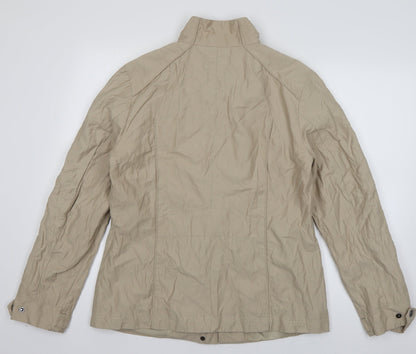 Wega Womens Beige   Jacket  Size 14  Zip