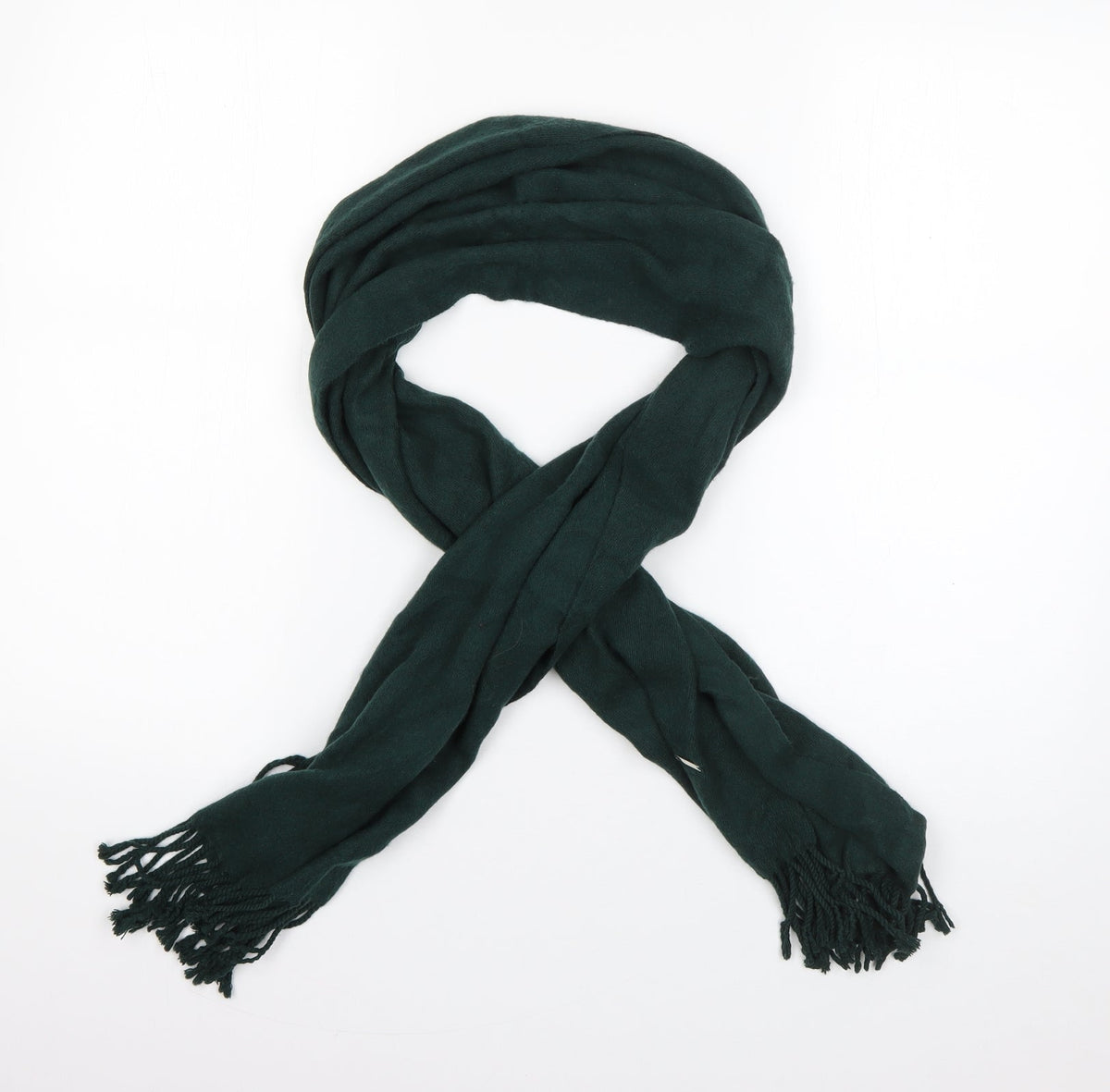 Front view of Primark women’s green viscose scarf