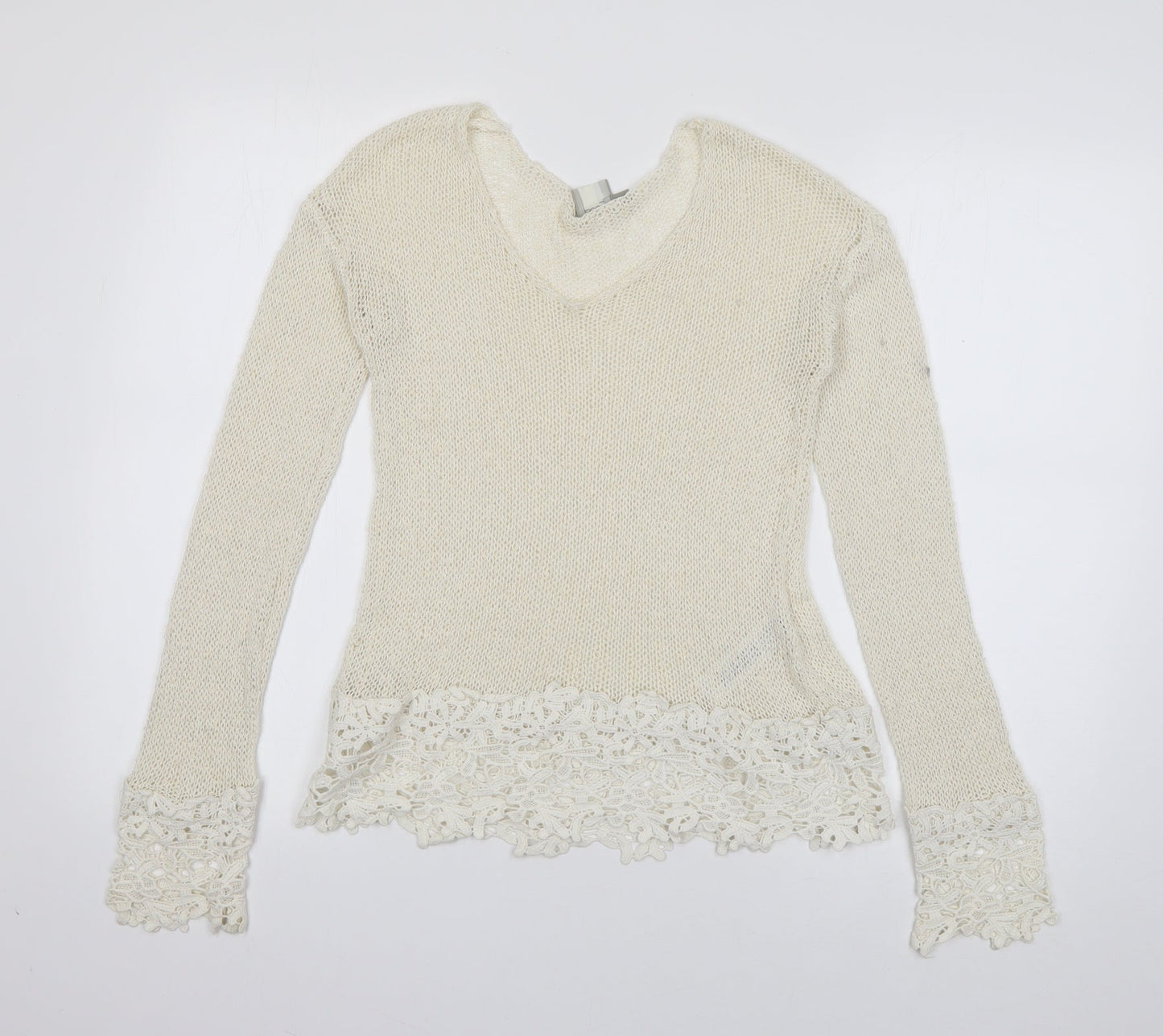 Womens UK Size 8 ASOS Ivory Pullover Jumper