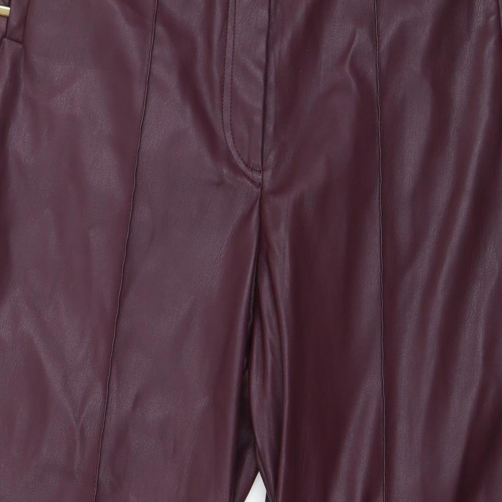 Womens UK Size 16 Marks and Spencer Regular Fit  Purple Trousers