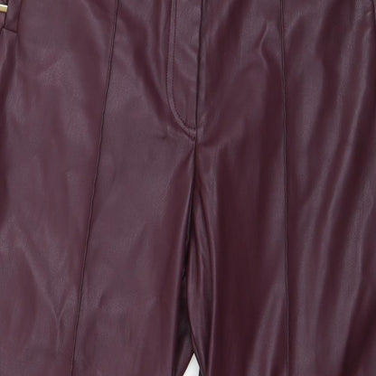 Womens UK Size 16 Marks and Spencer Regular Fit  Purple Trousers