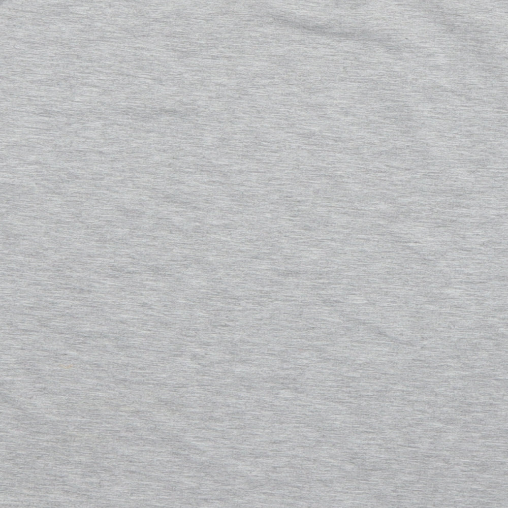 Brand and care label for George women’s grey cotton pullover sweatshirt, size UK 8, pullover - be awesome