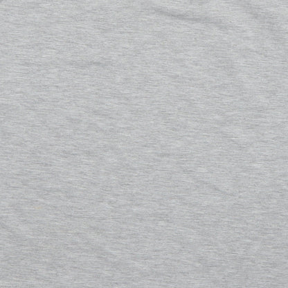 Brand and care label for George women’s grey cotton pullover sweatshirt, size UK 8, pullover - be awesome