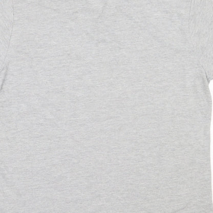 Primark Mens Grey  Cotton  Polo Size L Collared