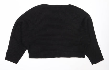 Womens UK Size L New Look Black Pullover Jumper