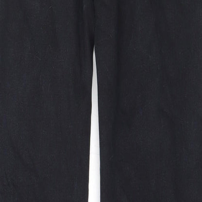 F&F Womens Black  Cotton Skinny Jeans Size 10 L30 in Regular