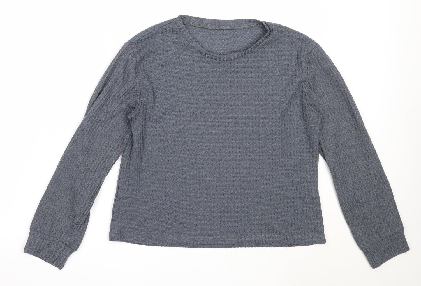 Womens UK Size S Preworn Blue Pullover Jumper