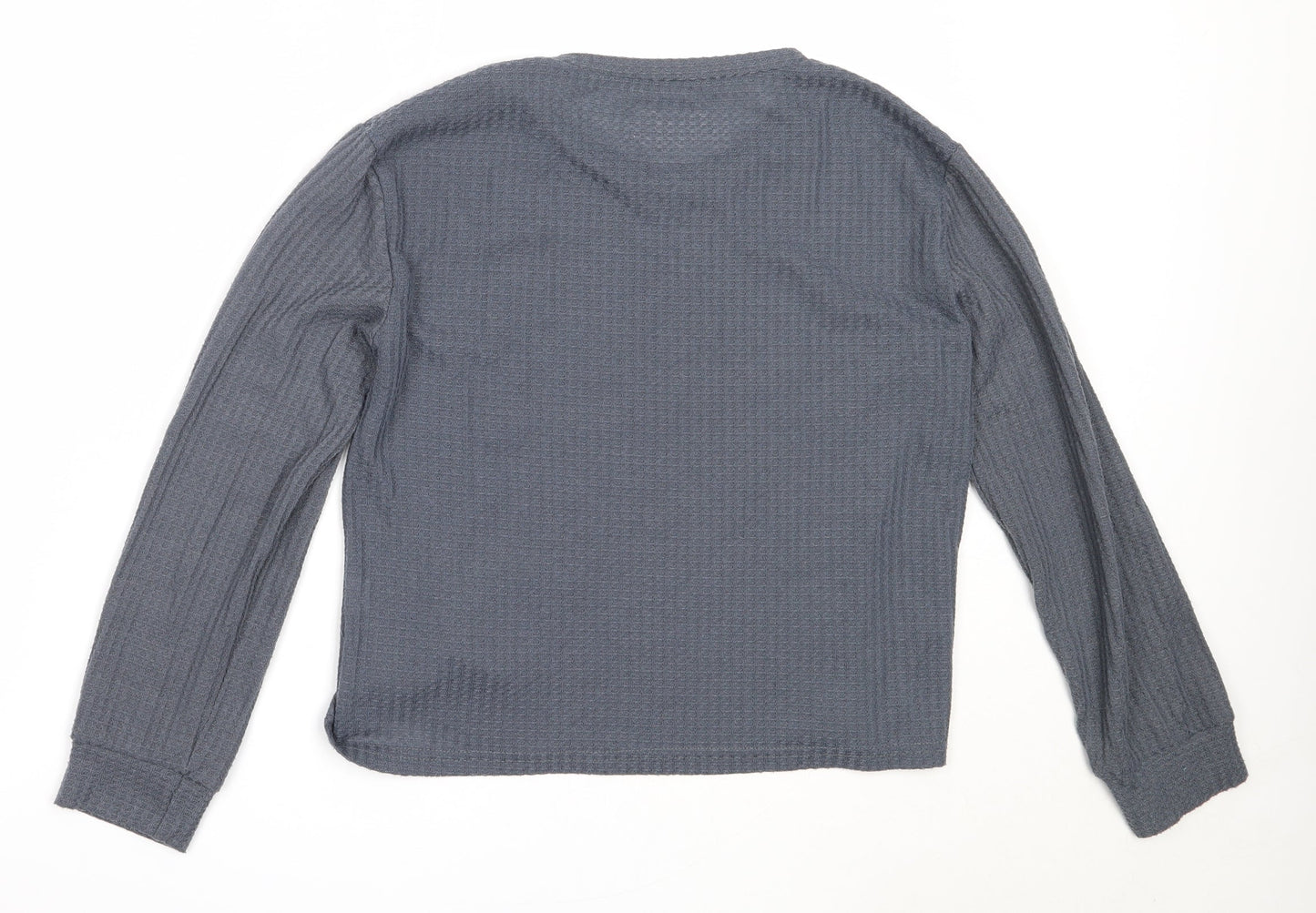 Womens UK Size S Preworn Blue Pullover Jumper