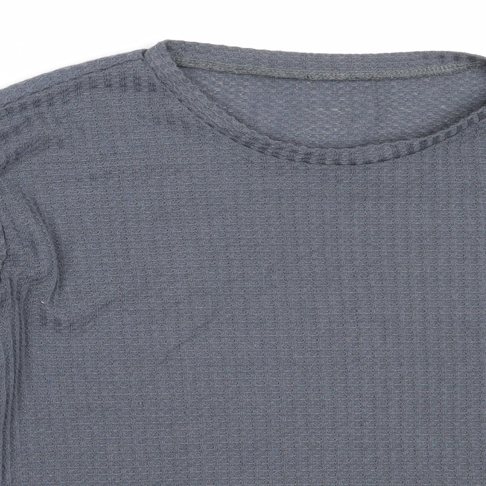 Womens UK Size S Preworn Blue Pullover Jumper