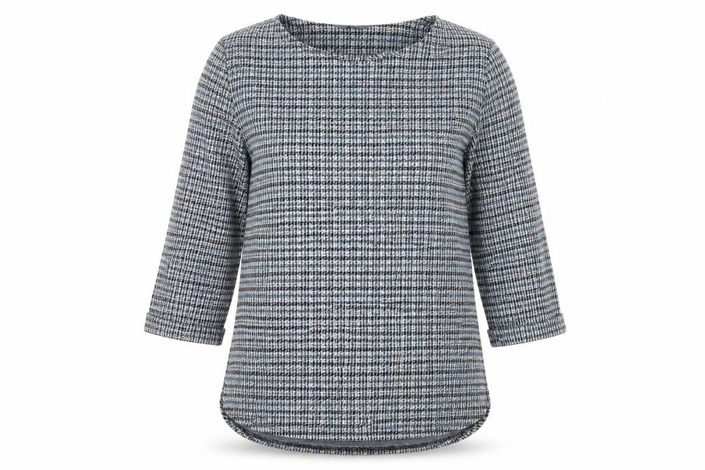 Womens UK Size 8 Nutmeg Blue Pullover Jumper