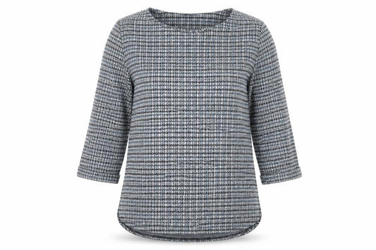 Womens UK Size 8 Nutmeg Blue Pullover Jumper