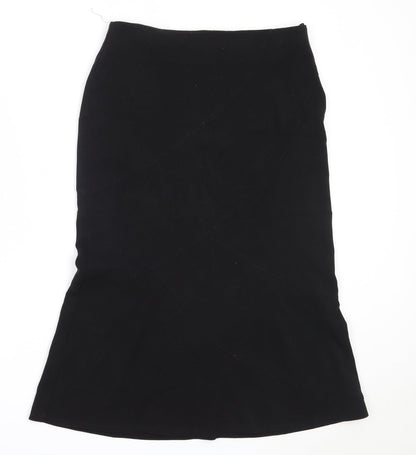 New Look Womens Black  Polyester Straight & Pencil Skirt Size 10