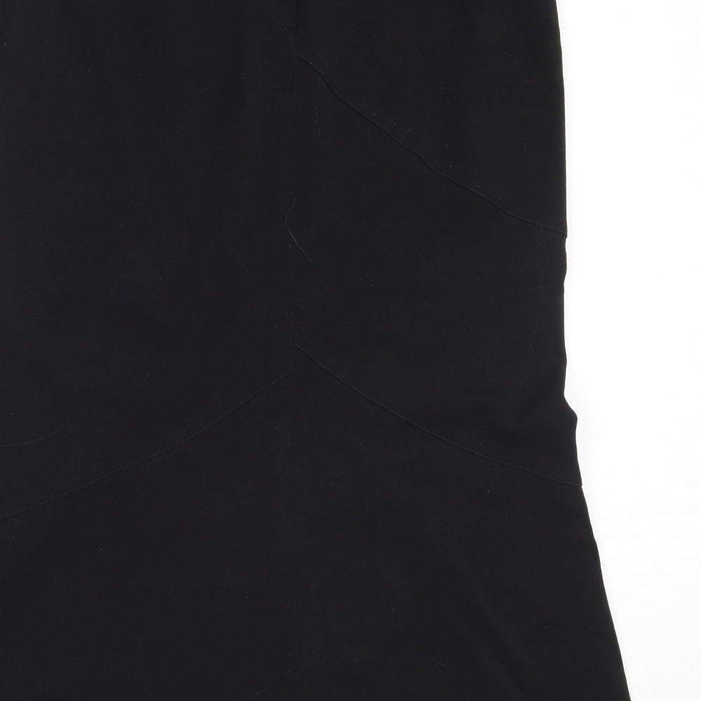 New Look Womens Black  Polyester Straight & Pencil Skirt Size 10