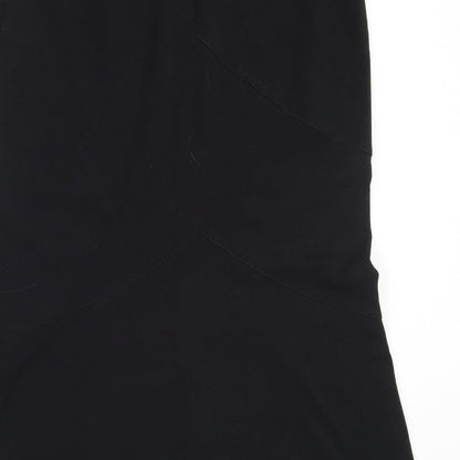 New Look Womens Black  Polyester Straight & Pencil Skirt Size 10