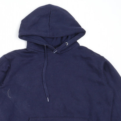 Womens UK Size M Boohoo Blue Pullover Hoodie
