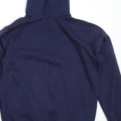 Womens UK Size M Boohoo Blue Pullover Hoodie