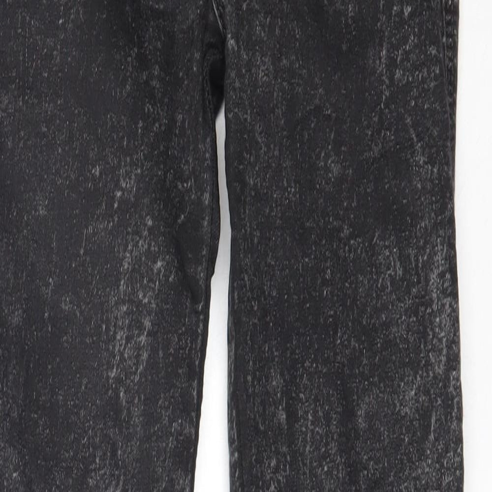 Pull&Bear Womens Black  Cotton Skinny Jeans Size 34 L28.5 in Regular