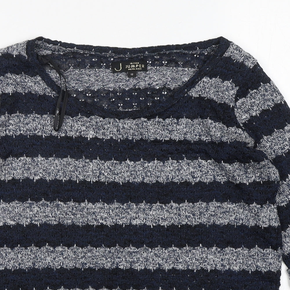 Womens UK Size 12 New Look Multicoloured Pullover Jumper