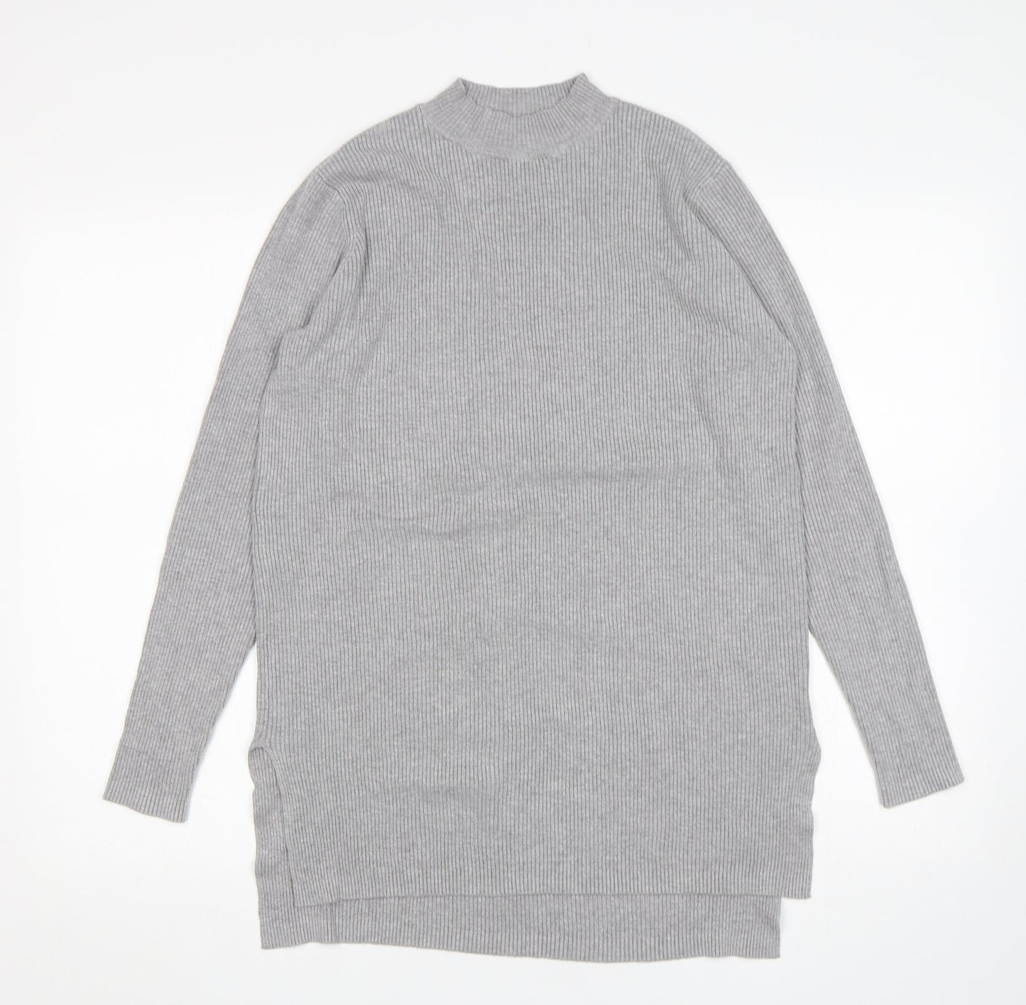 Womens UK Size M Papaya Grey Pullover Jumper